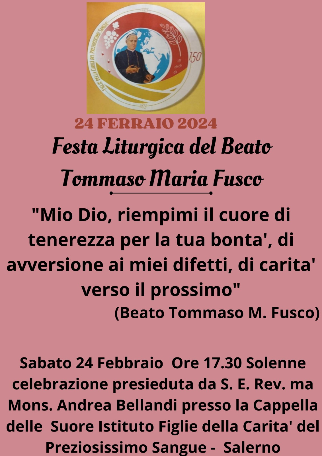 Festa liturgica del Beato Tommaso Maria Fusco