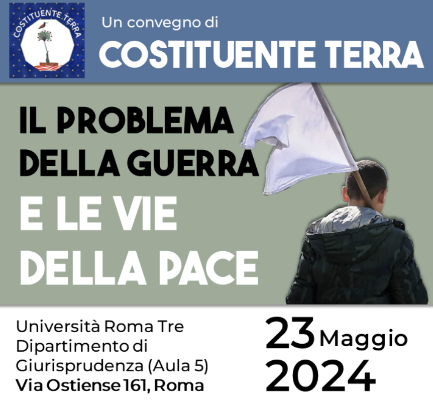 Politica, Tiso(Iniziativa Comune): “Bene Costituente Terra per un mondo di pace”